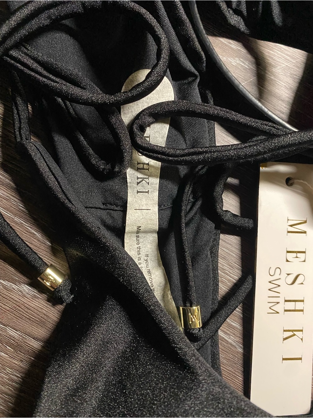 MESHKI PEYTON BIKINI BOTTOM size Large NEW w tags! - Picture 3 of 3